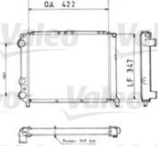 VALEO 816559 Radiator, engine cooling